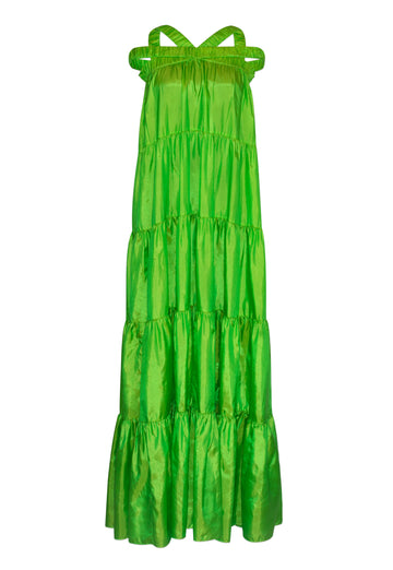Exclusive villas green dress for summer